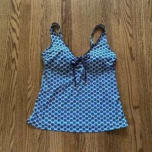 Lands End Tankini Top Size 12
